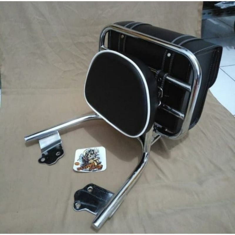 Jual back rack motor honda scoopy pnp 2022 plus bantalan dan Tas ...