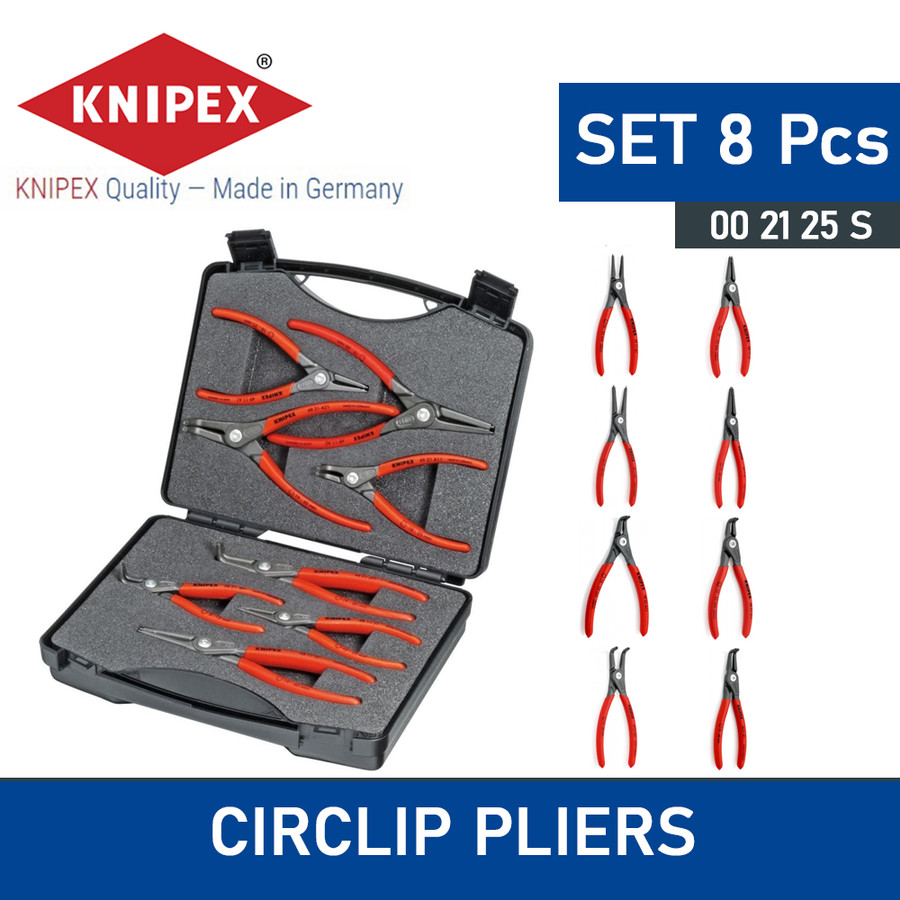 Jual Tang Set Snapring Knipex Precision Circlip Pliers Set