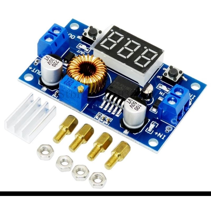 Jual XL4015 display step down konverter dc to dc adjust cc cv regulator