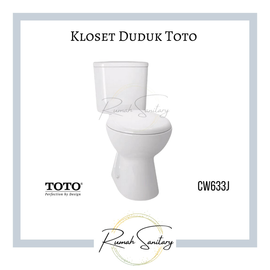 Jual Kloset Duduk Toto Cw J Putih Original Wc Toilet Duduk Toto