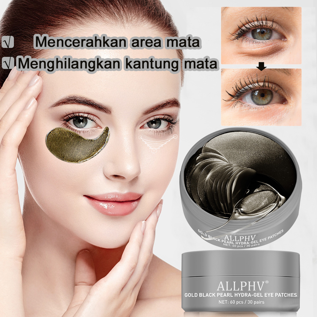 Jual ALLPHV Gold Black Pearl Hydrogel Eye Patch Masker Kantung Mata Kantong Mata Perawatan