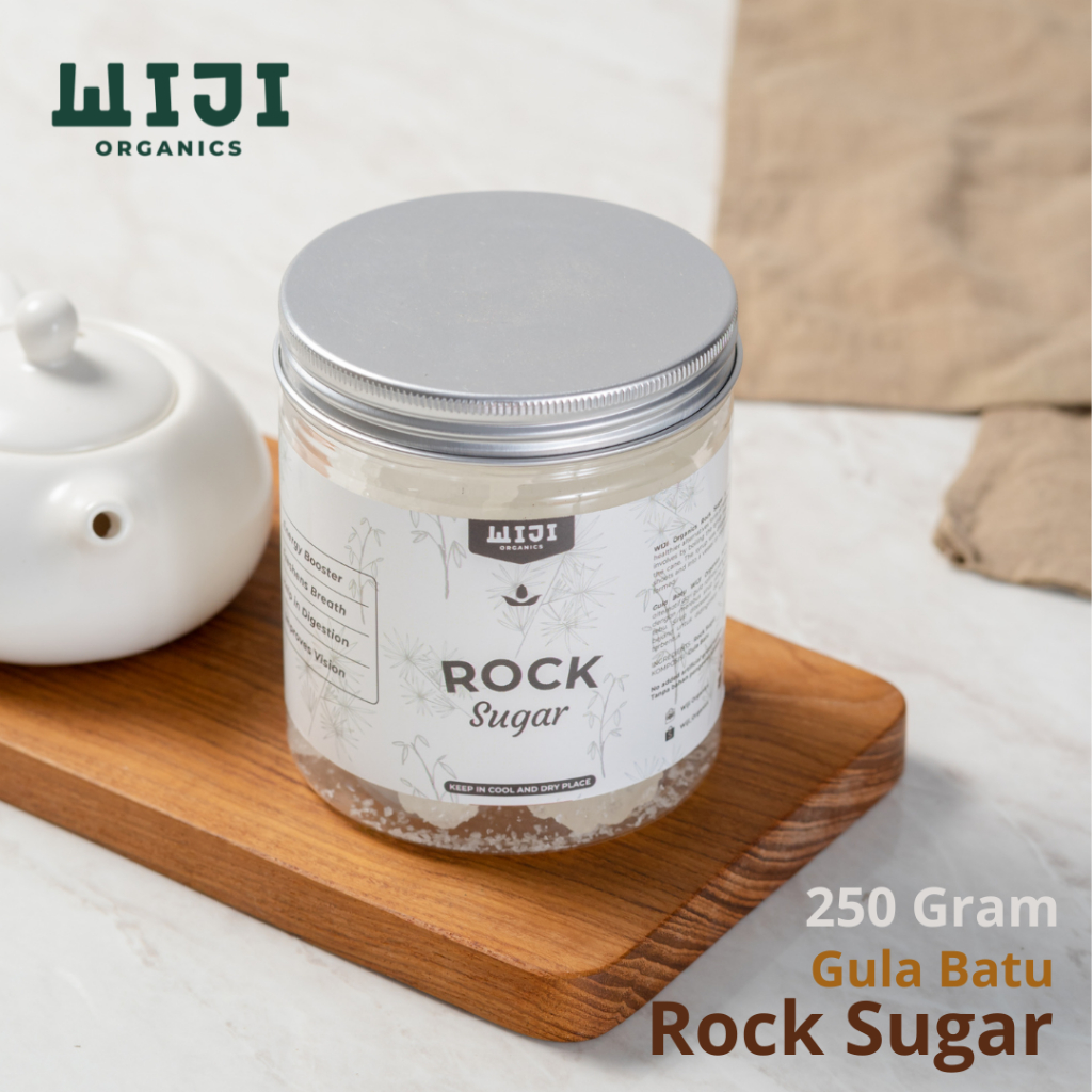 Jual White Rock Sugar Crystal | Gula Batu Kristal Lump Putih Murni 250 ...