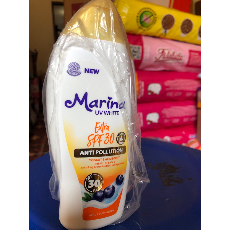 Jual [BOTOL BESAR] Marina UV SPF 30 Hand Body Lotion 185 ml | Shopee ...