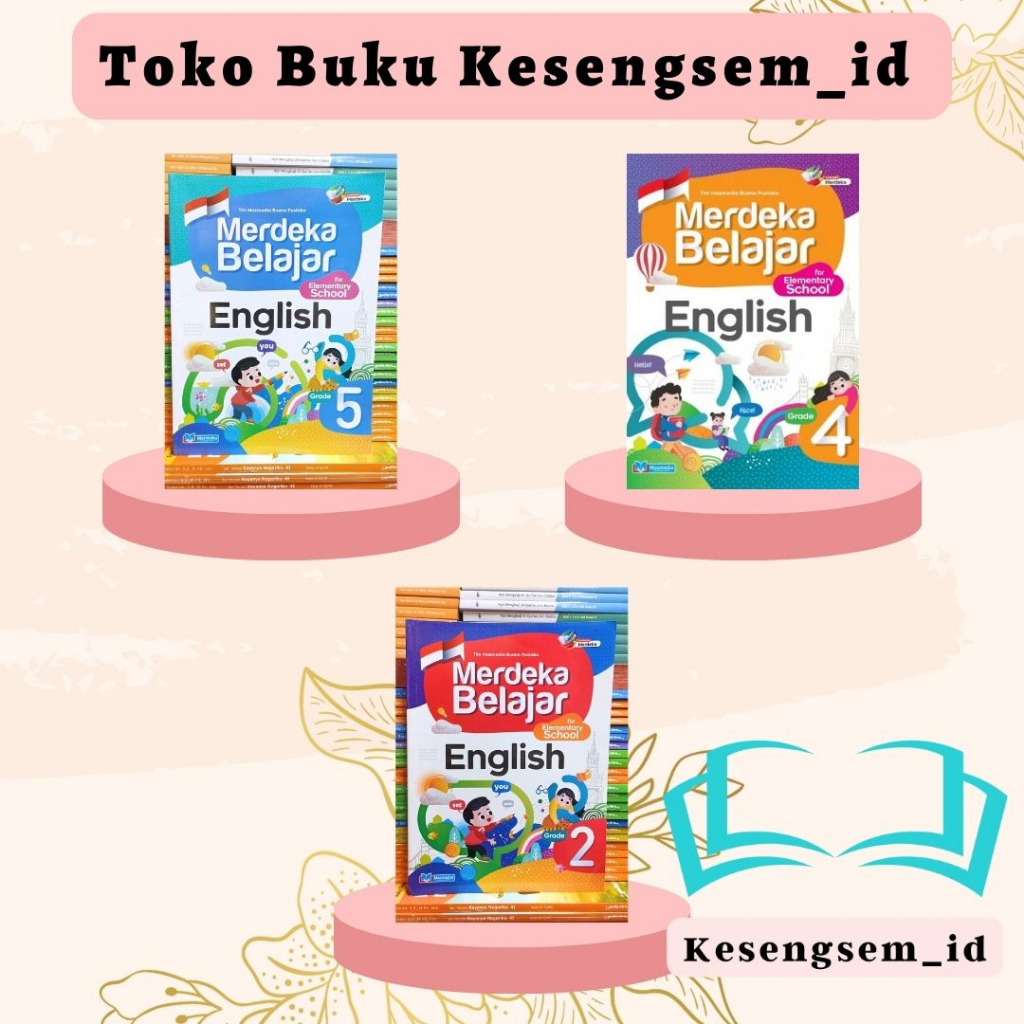 Jual Buku Merdeka Belajar Bahasa Inggris Kelas 1, 2, 3, 4, 5, 6 SD/MI ...