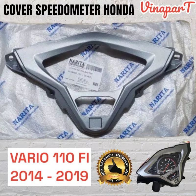 Jual cover lis speedometer Vario 110 fi LED k46 silver | Shopee Indonesia