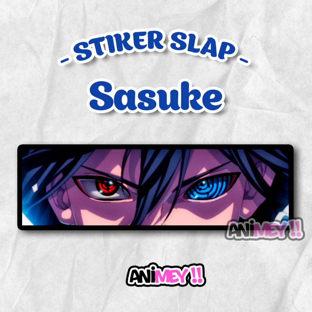 Jual Stiker Slap Sasuke / Sticker Slap Anime Waterproof | Shopee Indonesia