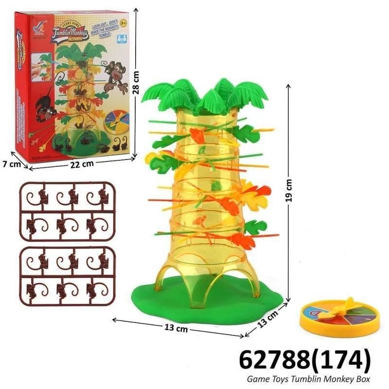Jual TUMBLING MONKEYS UKURAN BESAR - 1111-79 / 62788 MAINAN BOARD GAME ...