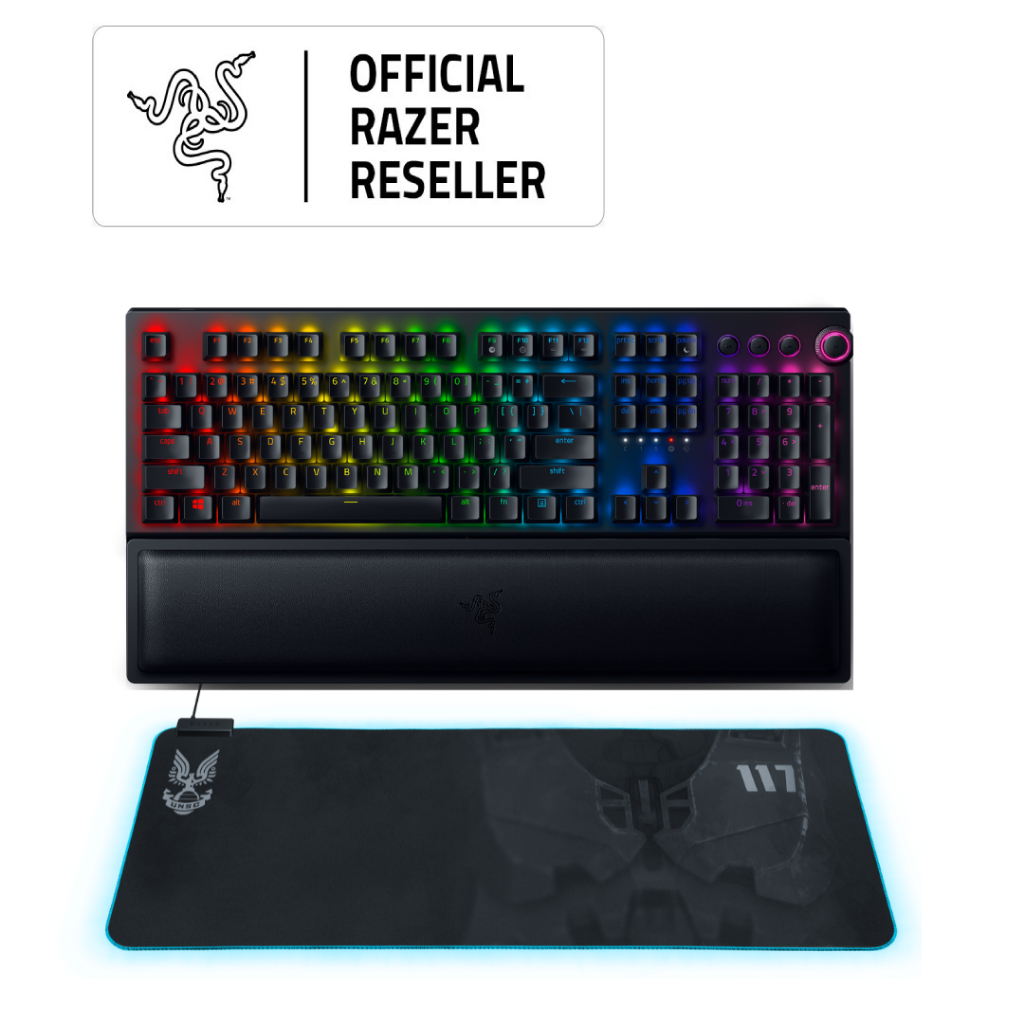 Jual Razer Blackwidow V3 Pro Yellow Switch + Razer Goliathus Halo ...