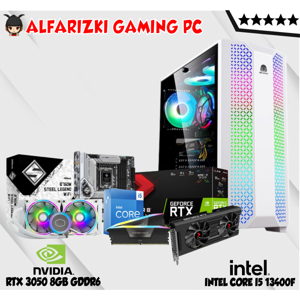 Jual RAJA PC GAMING INTEL I5 13400F | RTX 3050 8GB GDDR6 | RAM 32GB ...