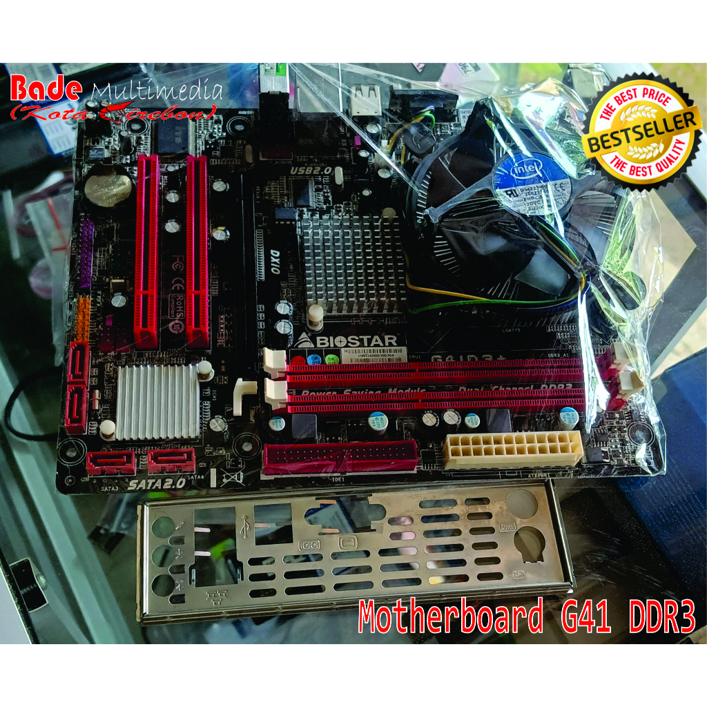 Jual Motherboard LGA775 DDR3 G 41 / Mobo BIOSTAR G41D3+ LGA 775 G41 ...