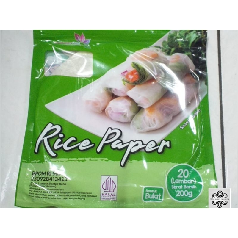 Jual Java Rice paper 100gr Bulat 10 lembar | Shopee Indonesia