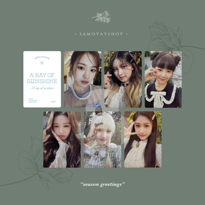 K-POP・アジア IVE A RAY OF SUNSHINE WELCOME PACKAGE IVE 2022 WELCOME PACKAGE A RAY OF SUNSHINE Unboxing - YouTube