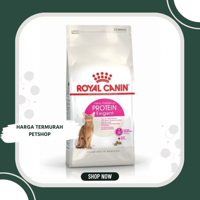 Jual GROSIR ROYAL CANIN EXIGENT 42 PROTEIN 400G CATFOOD DRYFOOD Shopee Indonesia