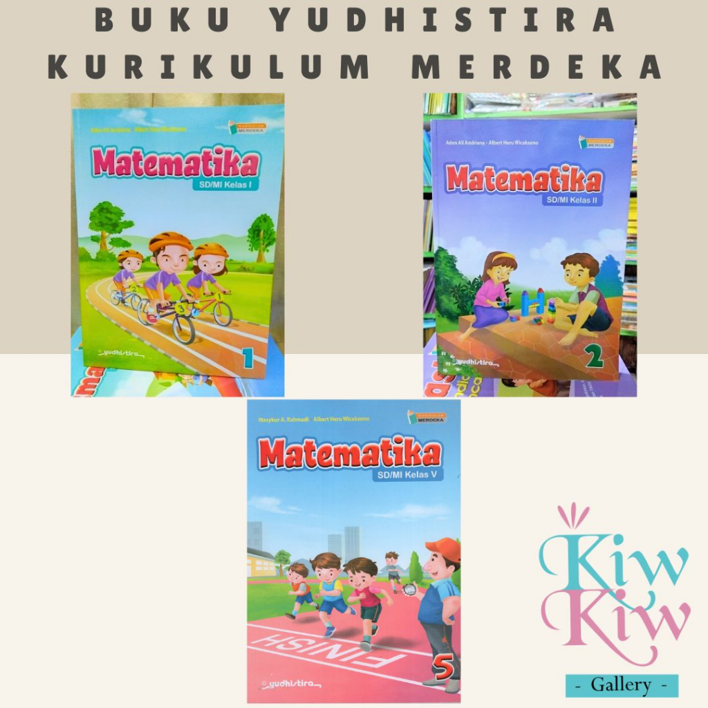 Jual Buku Matematika Kelas 1, 2, 3, 4, 5, 6 SD/MI Kurikulum Merdeka ...