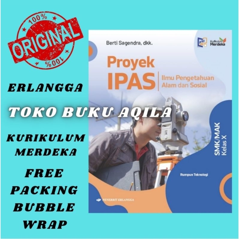 Jual Buku Proyek Ipas Kelas X Smk Erlangga Rumpun Teknologi Kurikulum Merdeka Shopee