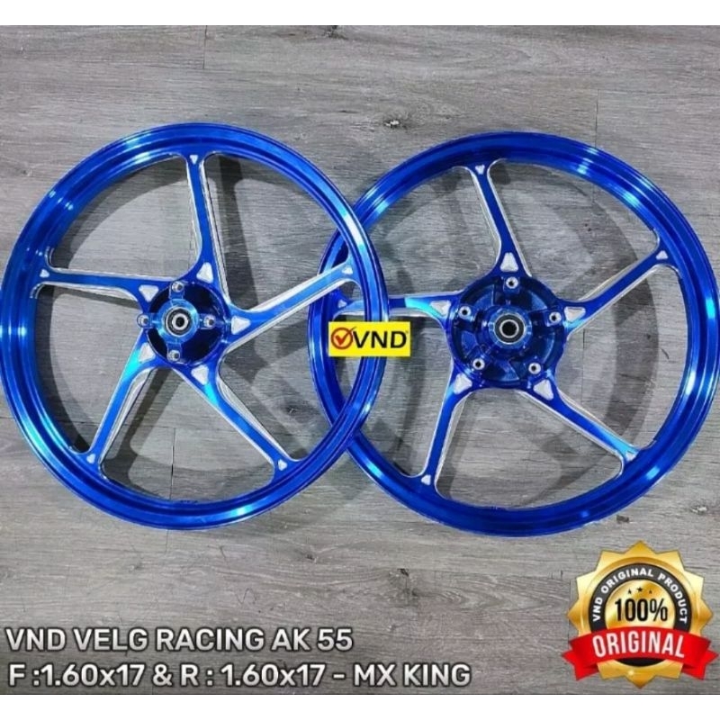Jual velg racing vnd 2tone 160/160×17 mx king | Shopee Indonesia