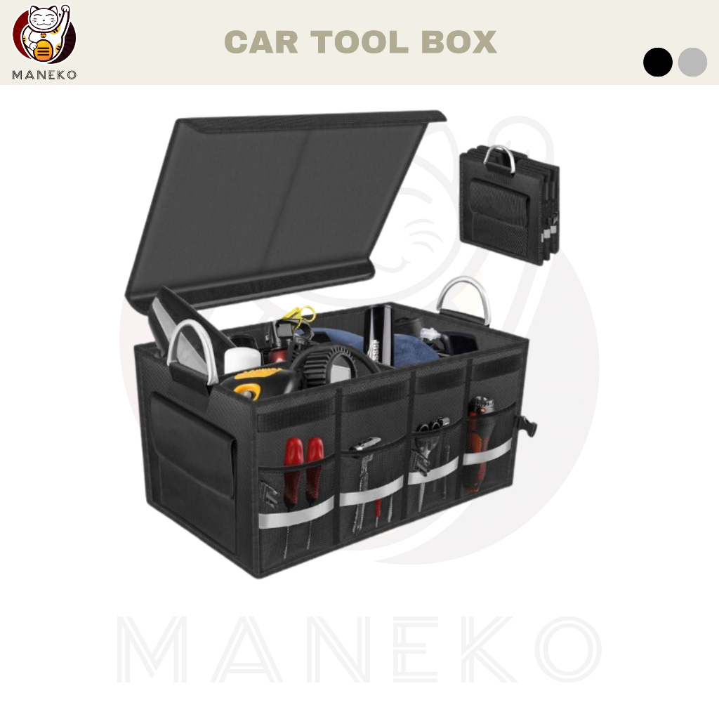 Jual [COD] ZAVANESE CAR TOOL BOX STORAGE / CAR ORGANIZER BAGASI MOBIL