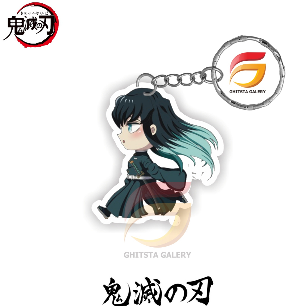 Jual Gantungan Kunci MUICHIRO TOKITO HASHIRA KABUT Demon Slayer Kimetsu ...