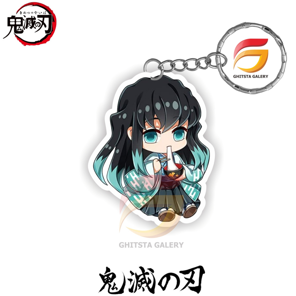 Jual Gantungan Kunci MUICHIRO TOKITO HASHIRA KABUT Demon Slayer Kimetsu ...
