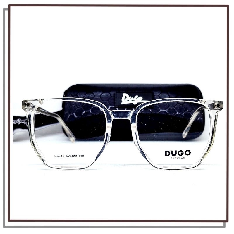 Jual FRAME KACAMATA PLASTIK DUGO 5213 TRANSPARAN Model Keren Elegan ...