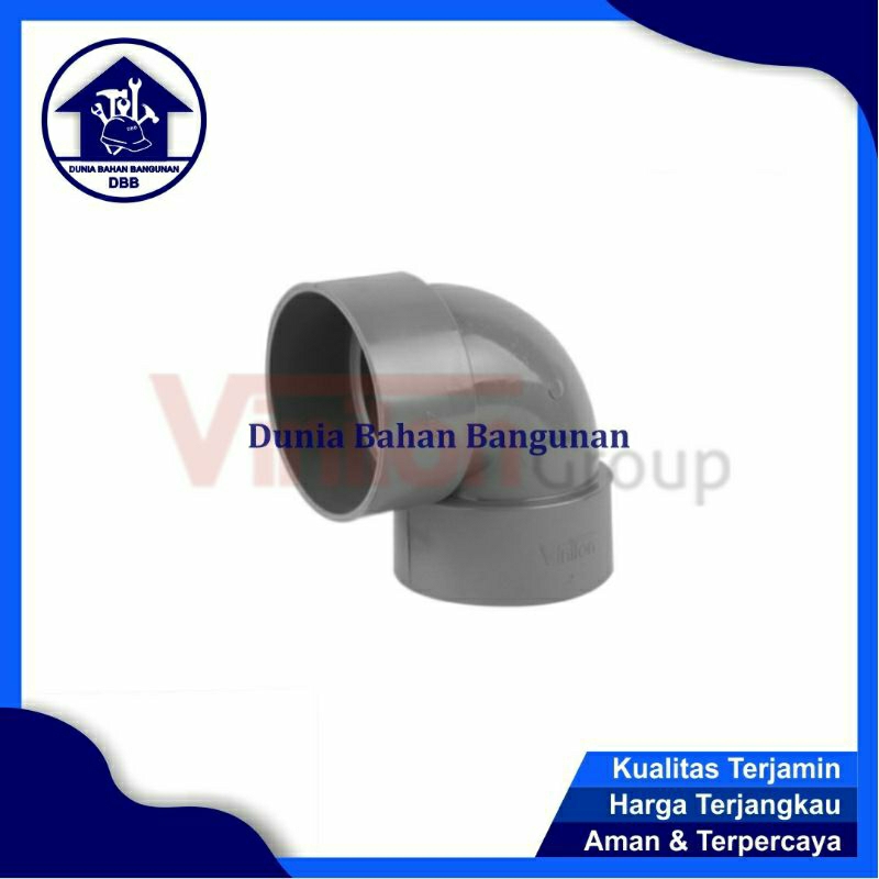 Jual Knie PVC AW 1 inch Vinilon SO Fitting Elbow Keni Pipa | Shopee ...