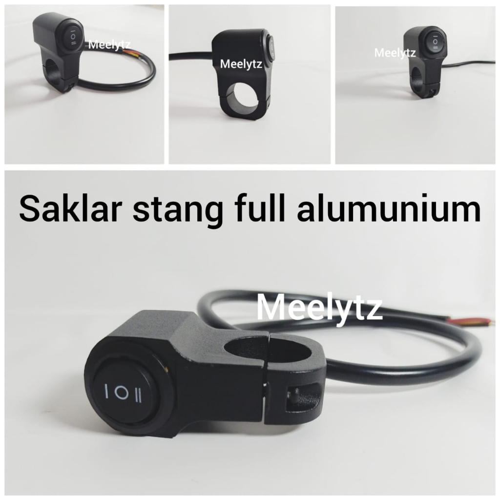 Jual Saklar Stang 3 fungsi On On OFF Full Alumunium Premium | Shopee ...