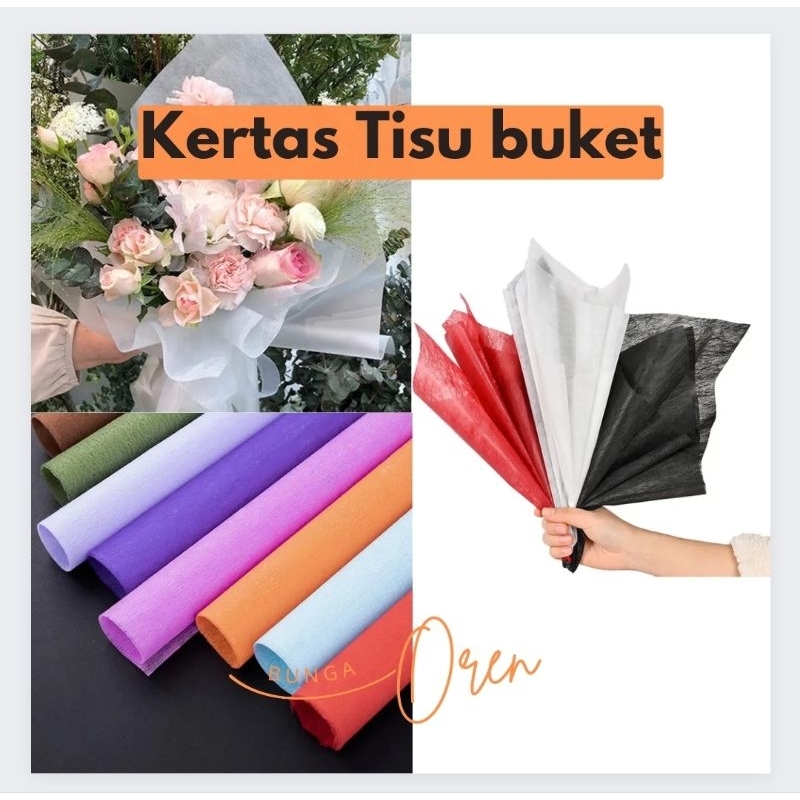 Flower Bouquet Wrapping- How to use Eco Korea Wrapper & Gauze Wrapper, Bungkus Bunga Buket