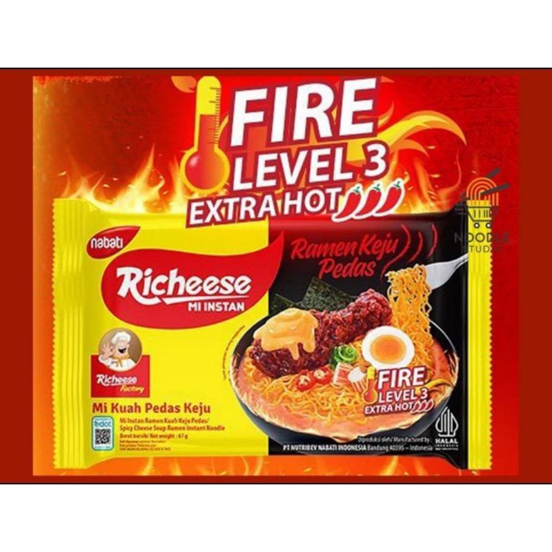Jual Richeese mie ramen level 0 dan level 3 | Shopee Indonesia