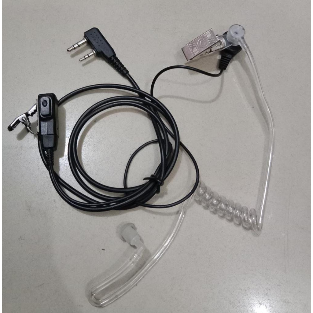 Jual Headset Handsfree FBI Walkie Talkie HT Taffware Earphone FBI ...