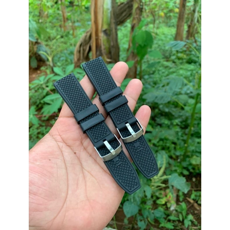 Jual Strap Tali Jam Tangan Karet Rubber New Model Size Mm Shopee Indonesia