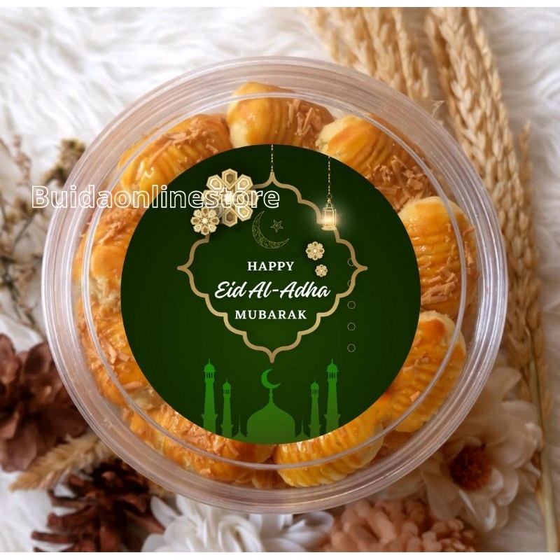 Jual Stiker / Hangtag Bulat Selamat Hari Raya Idul Adha label Sticker ...