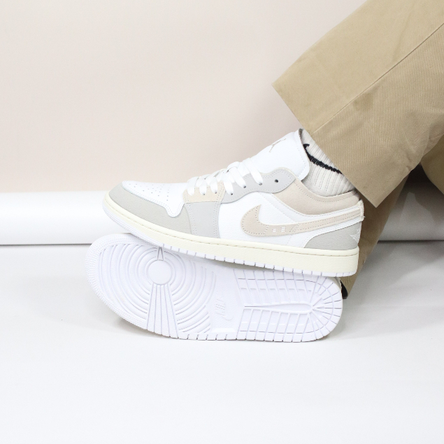 Jual Air Jordan 1 Low Inside Out Tech Grey (100% Authentic) | Shopee ...