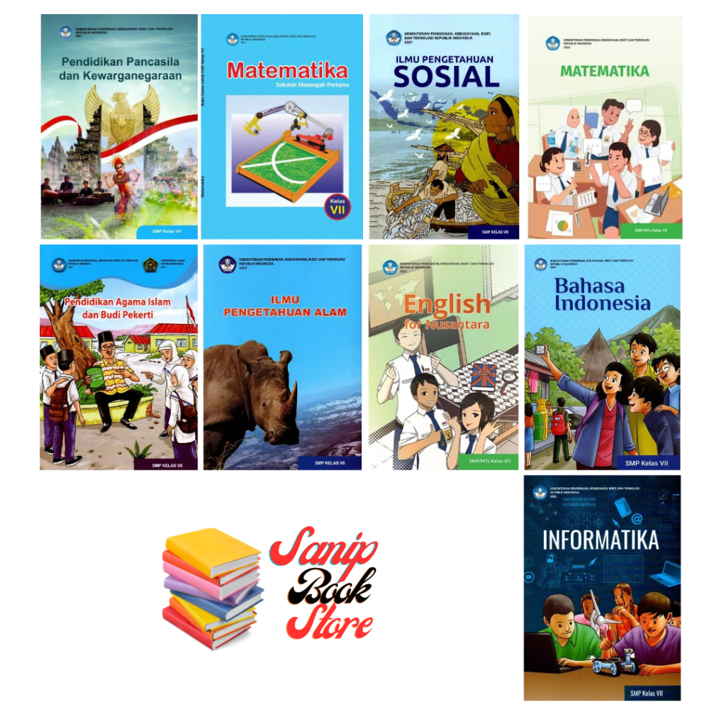 Jual Buku SMP Kelas 7 Kurikulum Merdeka Diknas - 8 mapel | Shopee Indonesia