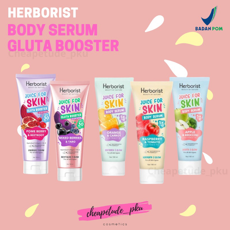 Jual Herborist Juice For Skin Body Serum Gluta booster 180ml BODY