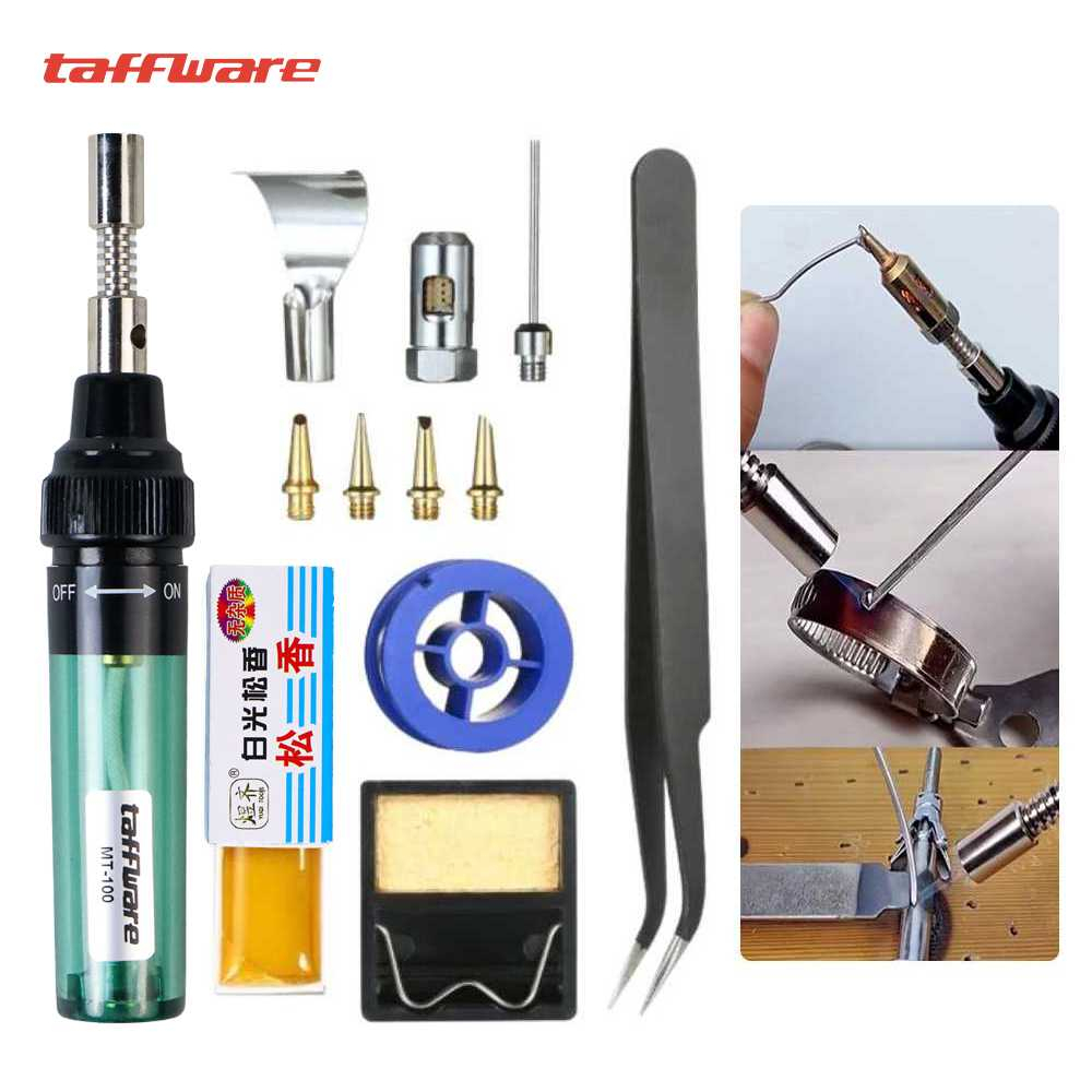 Jual Taffware Solder Gas Butane Portable Iron Pen - MT-100 JHHTDZ ...