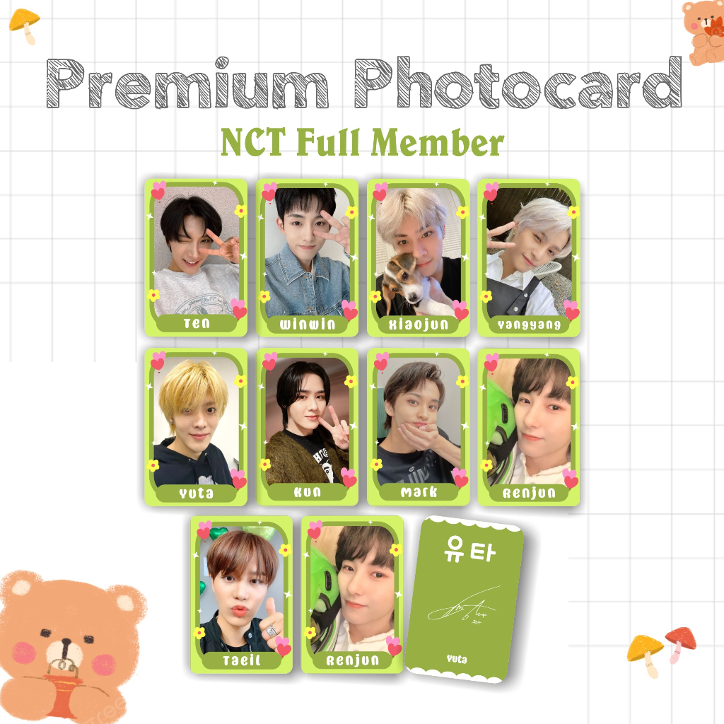Jual PHOTOCARD PC PREMIUM NCT NATION FULL MEMBER SATUAN | Shopee Indonesia