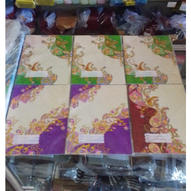 Jual Sampul Buku Tulis Buku Boxy Motif Batik Simpaty Shopee Indonesia