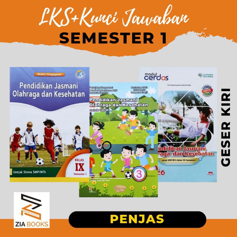 Jual Lks Penjas Penjaskes Pjok Sd Smp Semester 1 Ganjil Plus Kunci Jawaban Pegangan Guru 5076