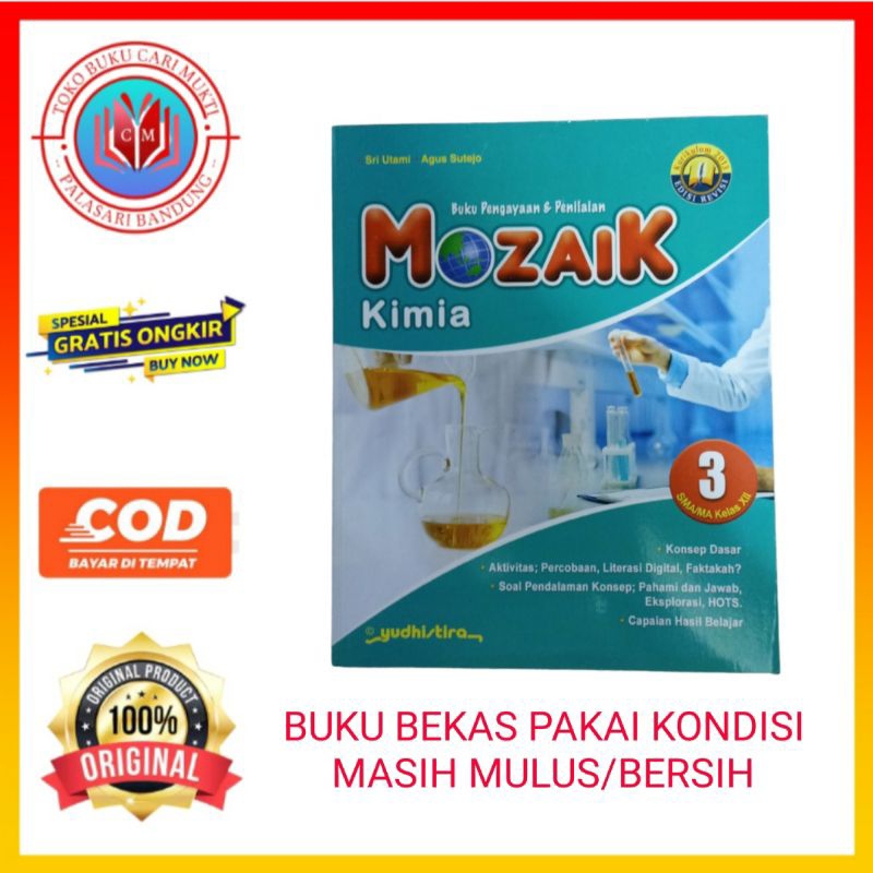 Jual BUKU PENGAYAAN DAN PENILAIAN MOZAIK KIMIA UNTUK SMA/MA KELAS XII ...