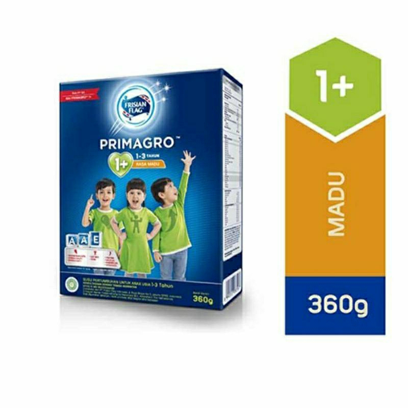 Jual Primagro 1+ rasa Madu Susu Pertumbuhan Anak 1-3 Tahun 360gr ...