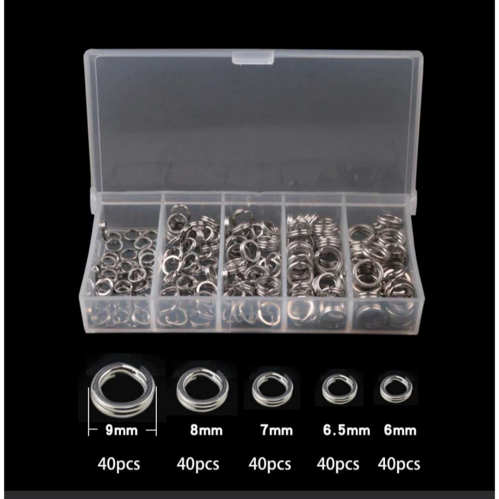 Jual Split Ring Pipih / Flatted Split Ring Kuat Harga Ecer Ukuran ...