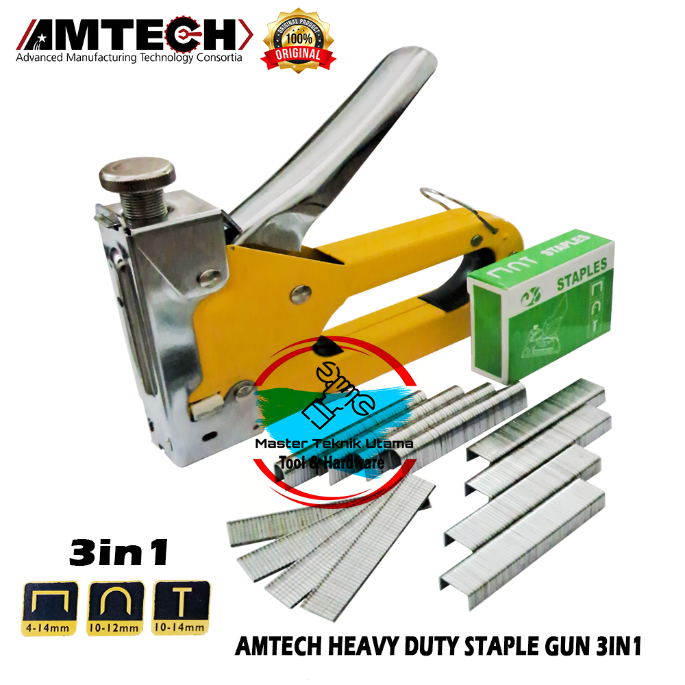 Jual Amtech Stapler Staple Gun Alat Paku Tembak Staples Manual In Multifungsi Steples Untuk