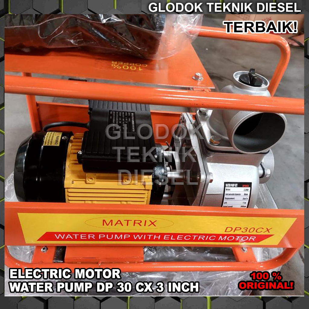 Jual Matrix Alkon Pompa Air Elektrik Listrik 3 INCH Electric Water Pump ...