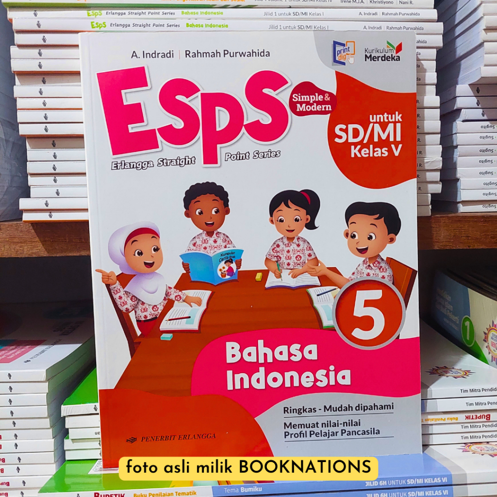 Jual Buku ESPS Bahasa Indonesia Kelas 5 SD / MI Kurikulum Merdeka ...