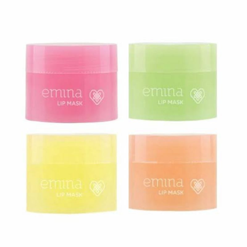 Jual Emina Paket Perawatan Bibir 3 in 1 Lip Mask Sugar Rush Lip Scrub
