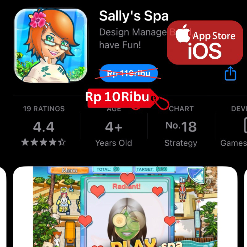 Jual Sally's Spa Original Shopee Indonesia