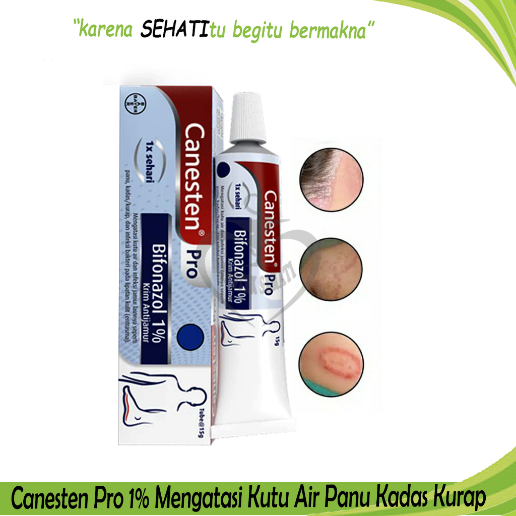 Jual Canesten Pro Cream 5 Gram Mengatasi Gatal Jamur Kulit Shopee