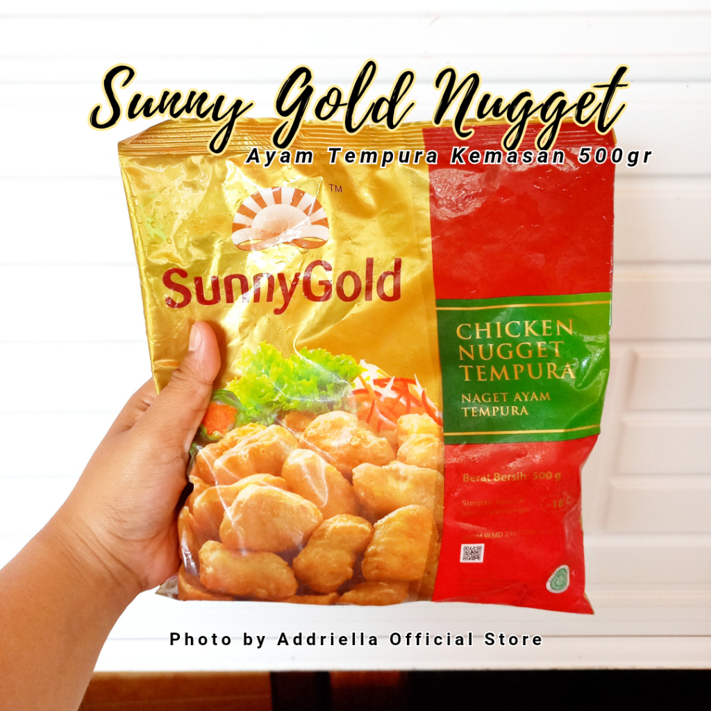 Jual Addriella Sunny Gold Chicken Nugget Tempura 500gr Sunny Goldfrozenfoodfrozenfood Murah 7974