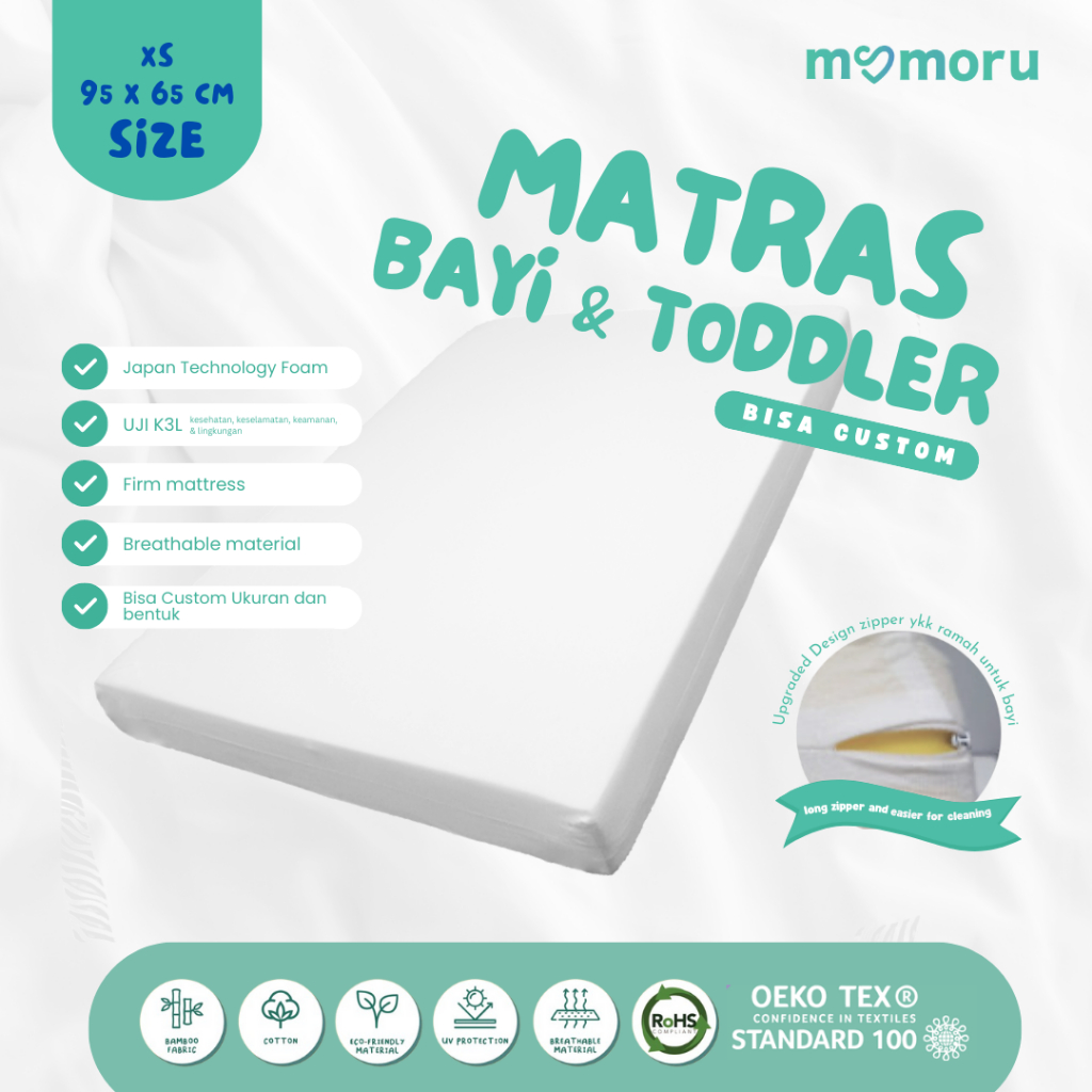 Jual Mamoru Matras Bayi Toddler Ukuran 95 x 65 (Size XS) Crib Kasur