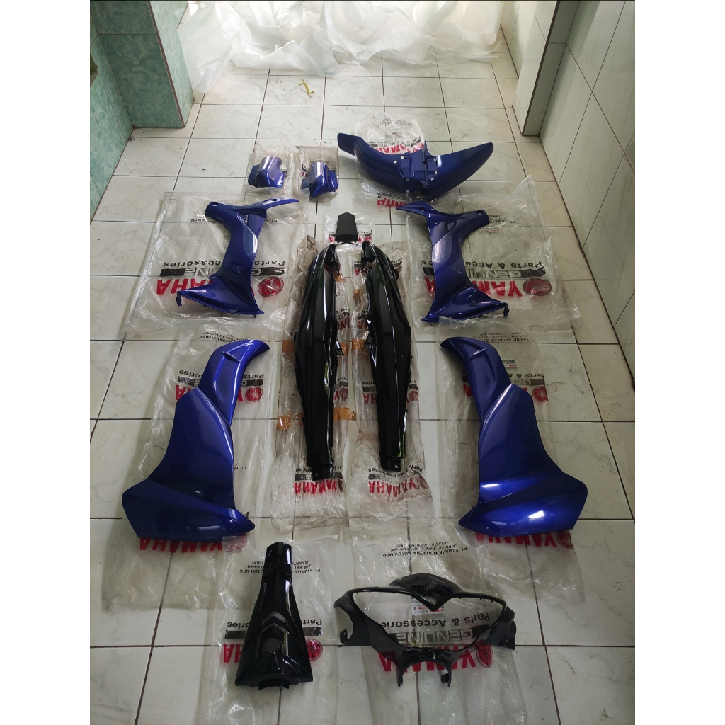 Jual Body Bodi Halus Set Fullset Jupiter Z Burhan Biru Hitam Tahun Original Yamaha